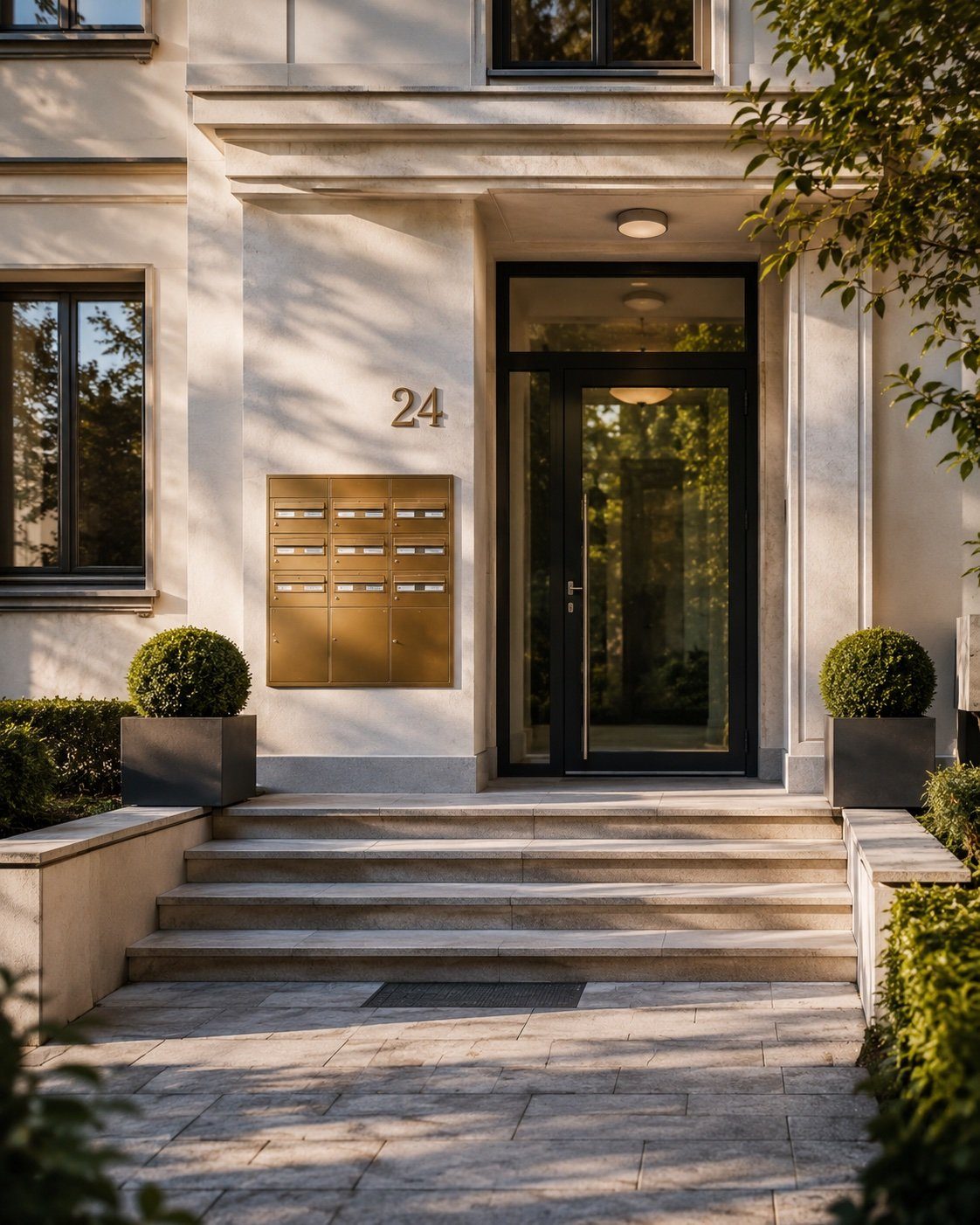MHATEX Facility: Premium Hauseingang in Wiesbaden